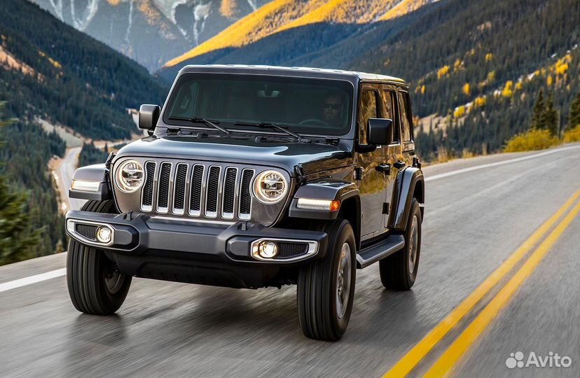 Бампер пластиковый Jeep Wrangler JL