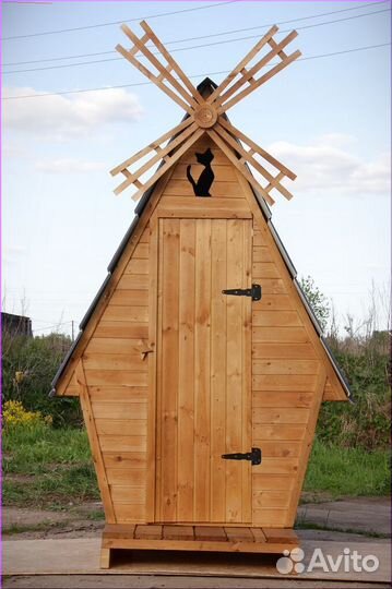 Дачный туалет с установкой