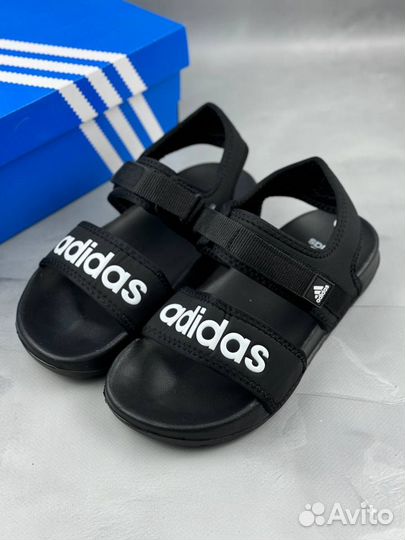 Мужские сандалии new Adidas с белым logo