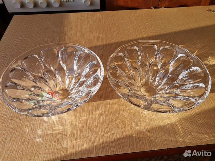 Хрусталь СССР, салатники, вазы, всё новое