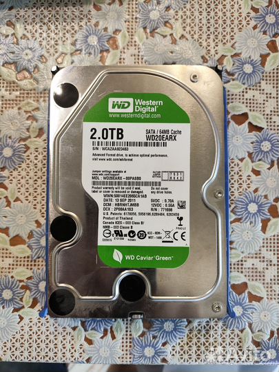 Жесткий диск 2 тб