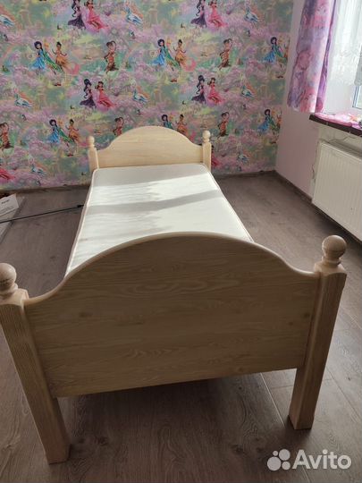 Кровать 90*200 деревянная