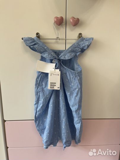 Новая одежда h&m для девочки пакетом