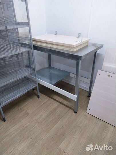 Стол нержавейка, шкаф, ресепшн, барная стойка