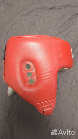 Боксерский шлем Reyvel кожа