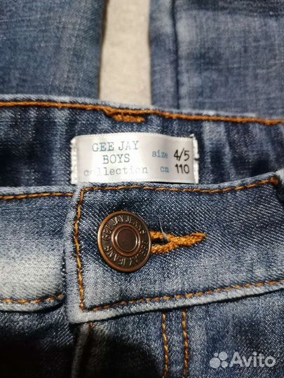 Джинсы для мальчика (зима) 110 см