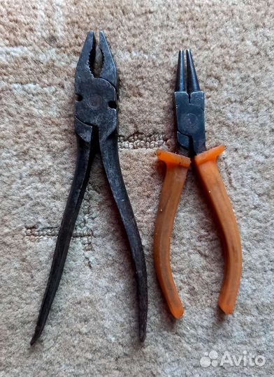 Ключ газовый, клещи. Сделано в СССР