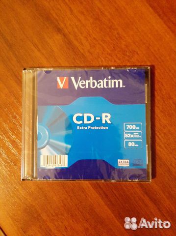 Диски CD-R, 52x, Verbatim Extra Protection