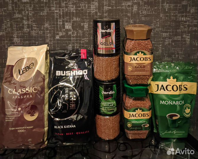 Кофе Jacobs,Jardin,Bushido, Lebo, Nescafe, Egoiste
