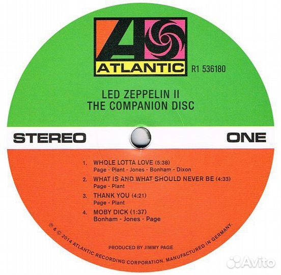Виниловая пластинка WM Led Zeppelin Led Zeppelin I