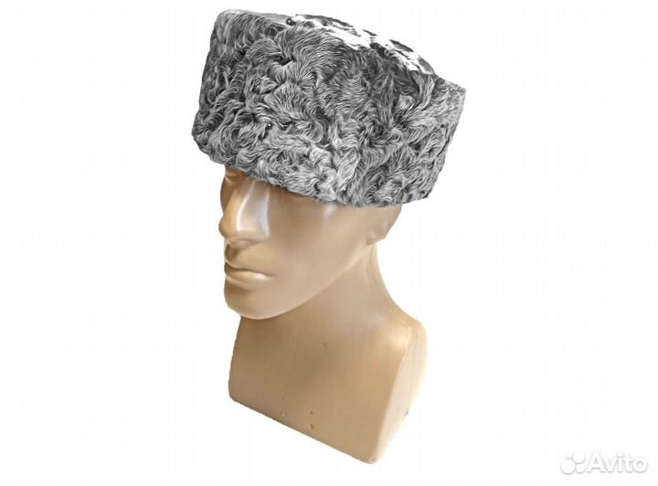 Кубанка из серого каракуля Мовчан