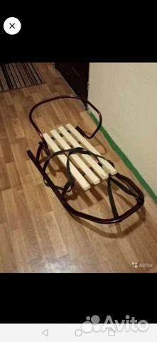 Санки без ручки. Спинка снимается