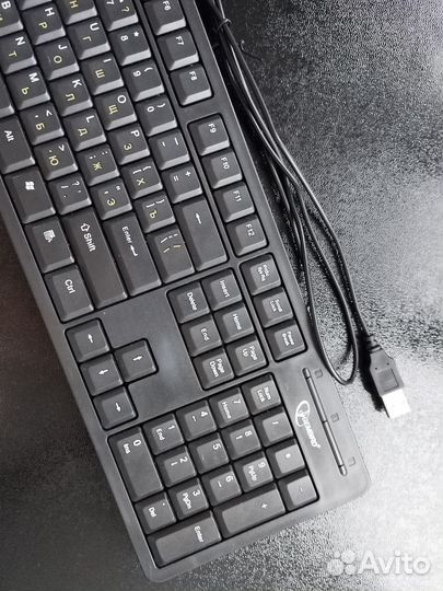 Клавиатура и мышь для компьютера, проводные