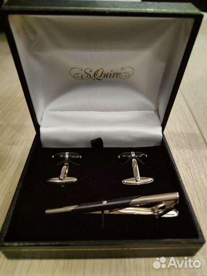 Набор s.Quire запонки и зажим для галстука