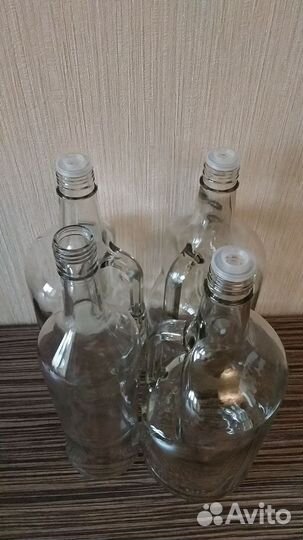 Бутылка стеклянная пустая