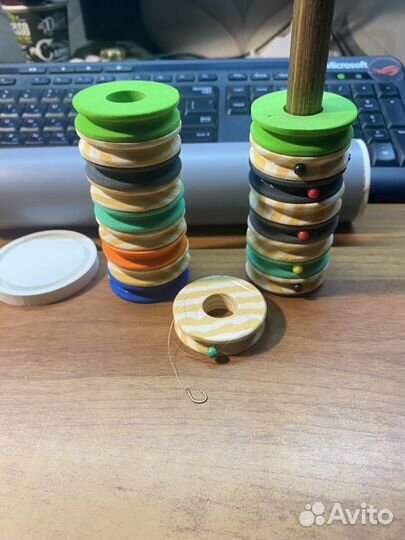 Поводочница, мотовило круглые, для поводков