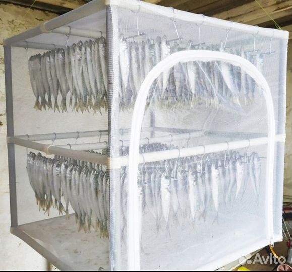 Сушилка для рыбы и мяса (2 уровня)