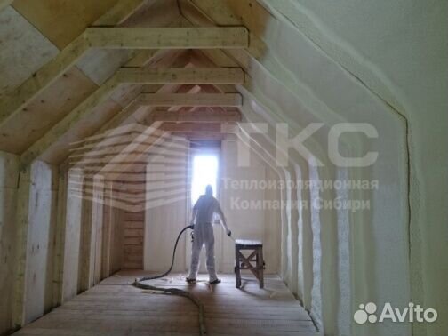 Теплоизоляция мансарды пенополиуританом