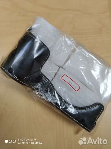 Получехол кожа для Canon EOS R новый