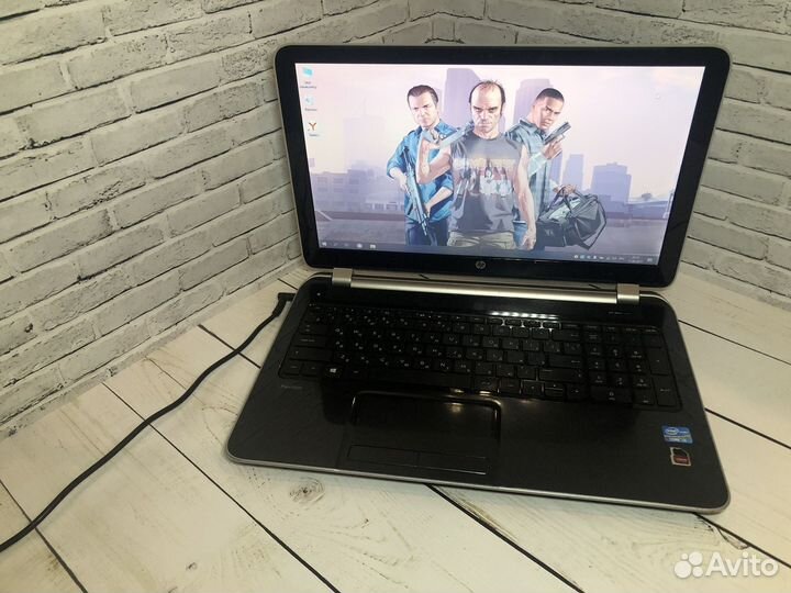 Игровой ноутбук HP i3-3217/4Gb/120Ssd/2 видеокарты
