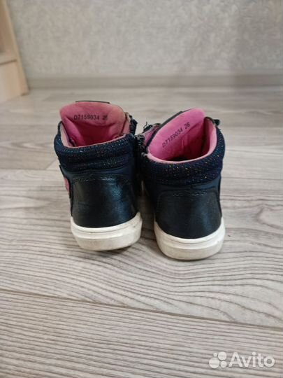 Ботинки демисезонные для девочки 26 размер