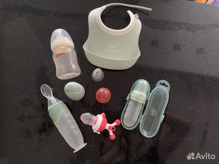 Ниблер бутылка дозатор pigeon happy baby