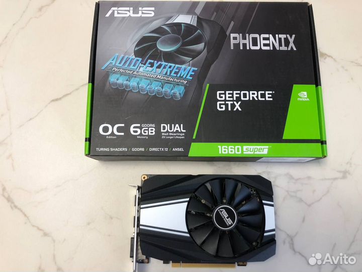 Видеокарта geforce gtx 1660 super phoenix