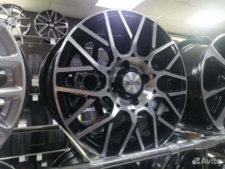 Диск литой Xtrike Х-132 6x15 4x100 ET46 DIA54.1 BK