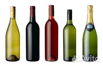 Бутылочки от вина и шампанского
