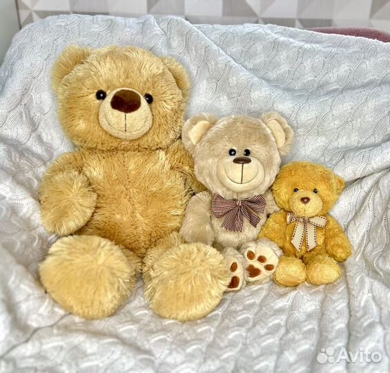 Плюшевый мишка 50 см Тедди медведь мягкие игрушки