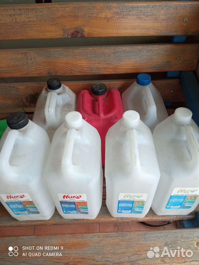 Канистры пластиковые бу 5 л