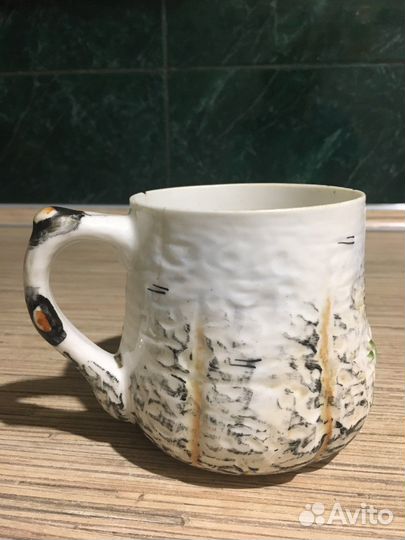 Кружка «Пенек березовый» фарфор Хайтинский фз