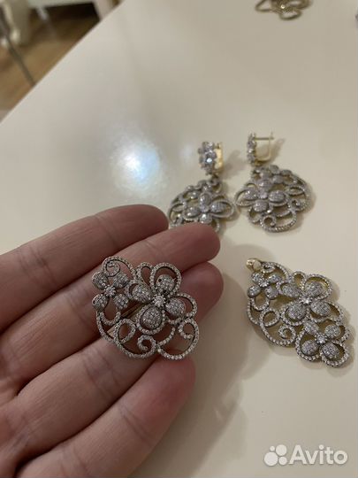 Серебряный комплект