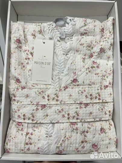 Халат женский вафельный