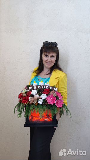 Съедобный букет на Новый год