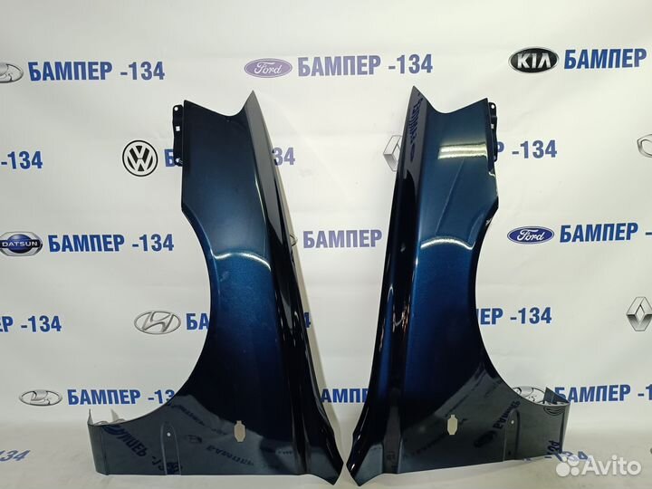 Крыло (комплект) hyundai accent синий B04