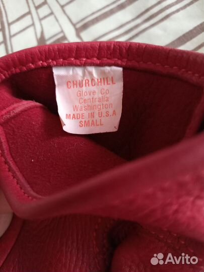 Перчатки Churchill (made in USA)женские кожаные