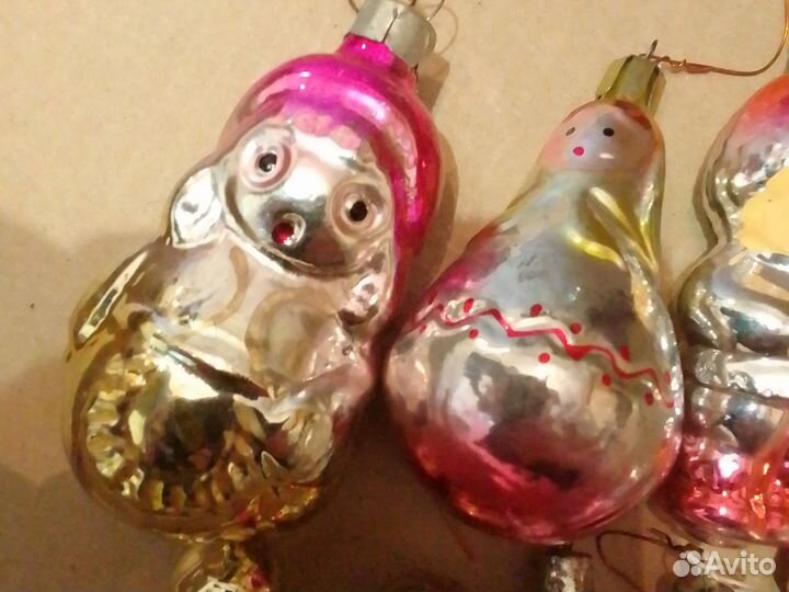 Елочные игрушки СССР