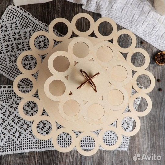 Подставка для яиц пасхальная, 2-х ярусная, 24 ячей