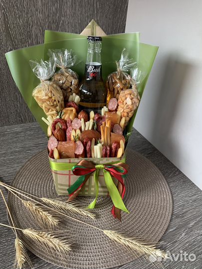 Съедобные мужские букеты подарки