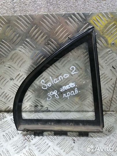 Форточка задней двери Lifan Solano 2 New 650