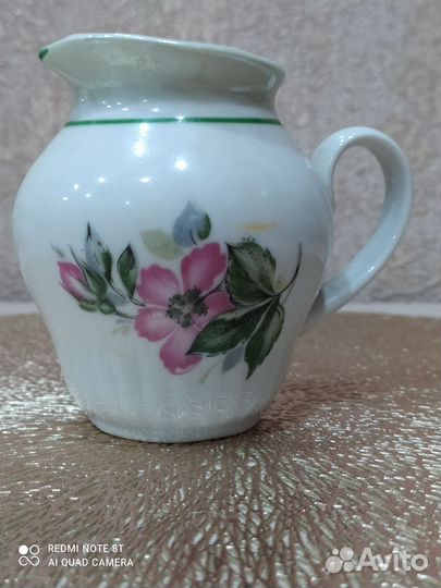 Молочник. Дулево.фарфор.винтаж