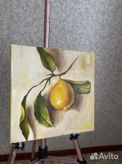 Картина лимон маслом