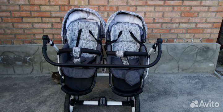 Коляска для двойни 2 в 1