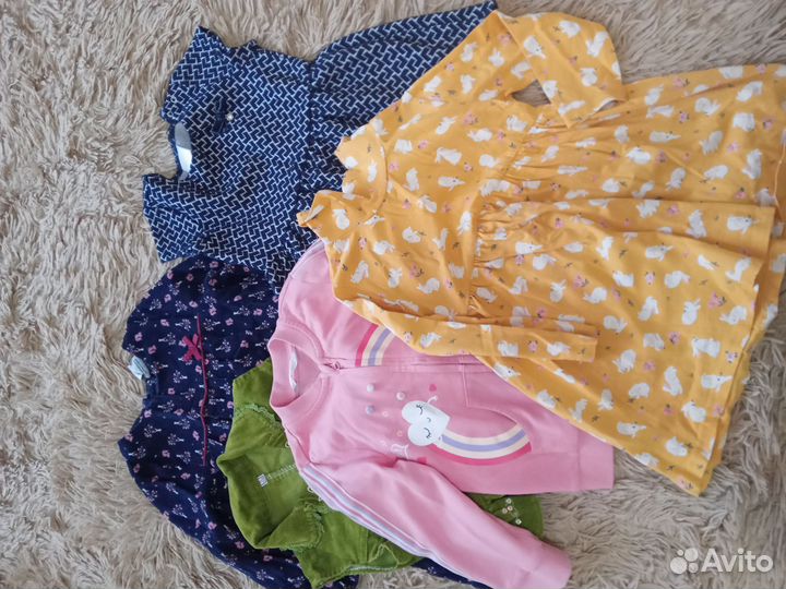 Вещи пакетом на девочку 92 98