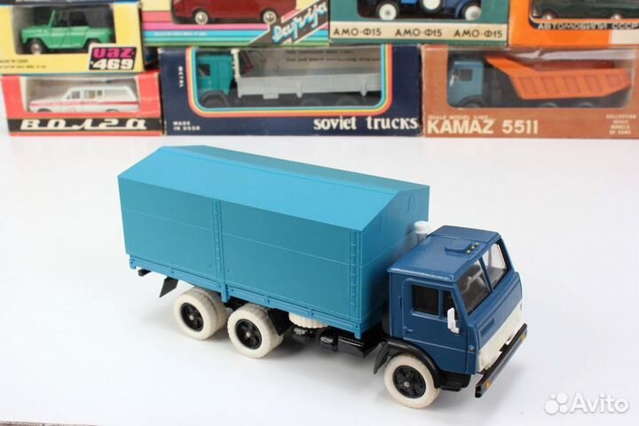 Редкая модель 1:43 Камаз 5320 с тентом (СССР)