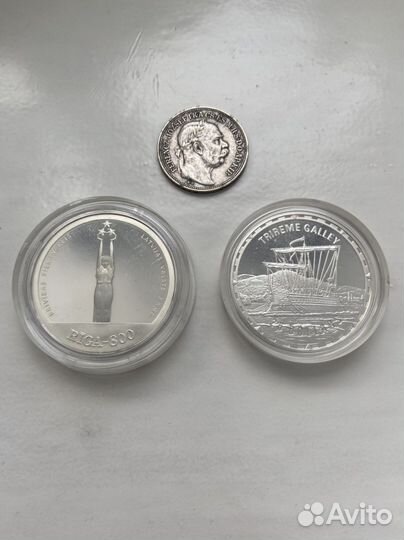 Иностранные монеты из серебра