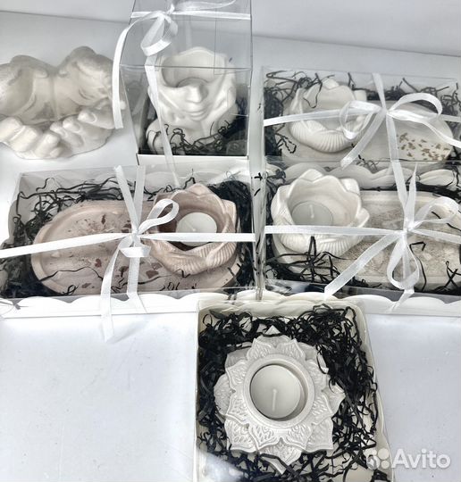 Подарок на новый год. Набор подсвечников