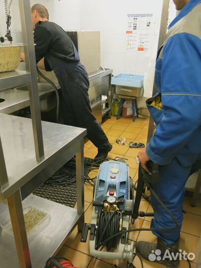 Прочистка канализации, устранение засоров 24/7