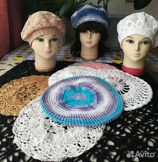 Берет женский летний